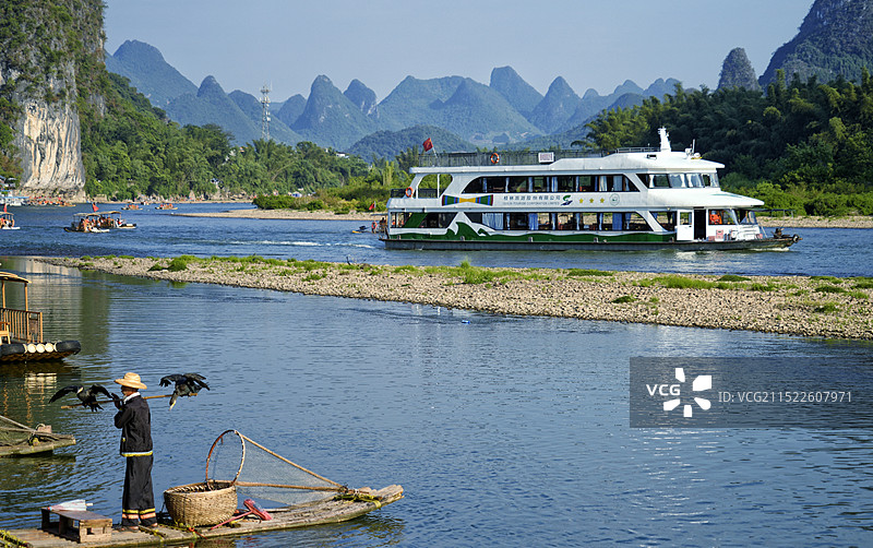 初秋漓水初秋色. 阳朔图片素材