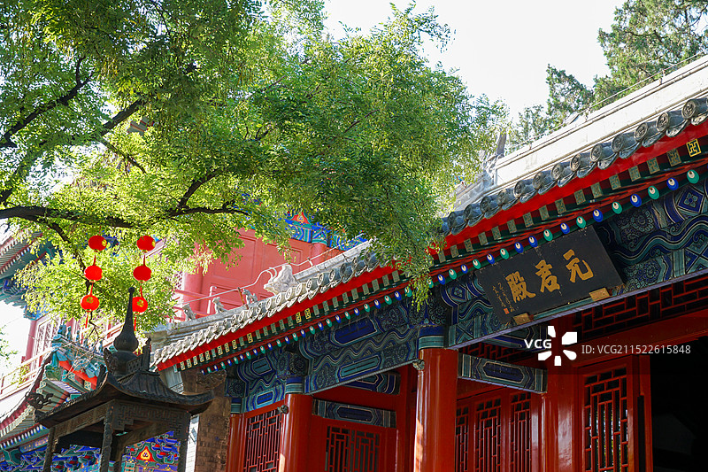 北京市石景山区首钢园，石景山古建群图片素材