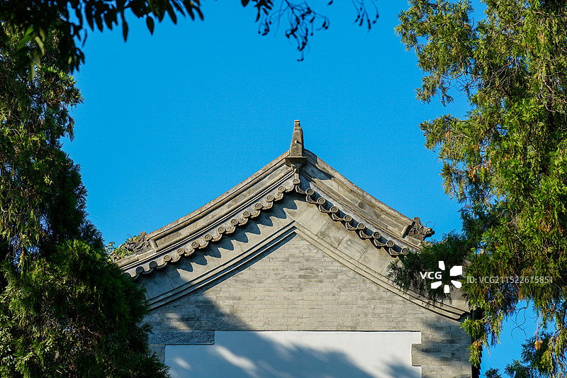 北京市石景山区首钢园，石景山古建群图片素材