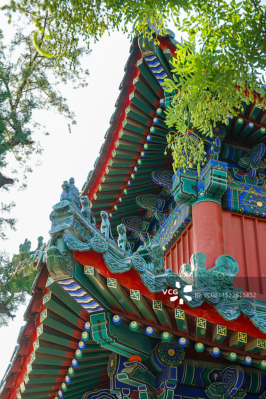 北京市石景山区首钢园，石景山古建群图片素材