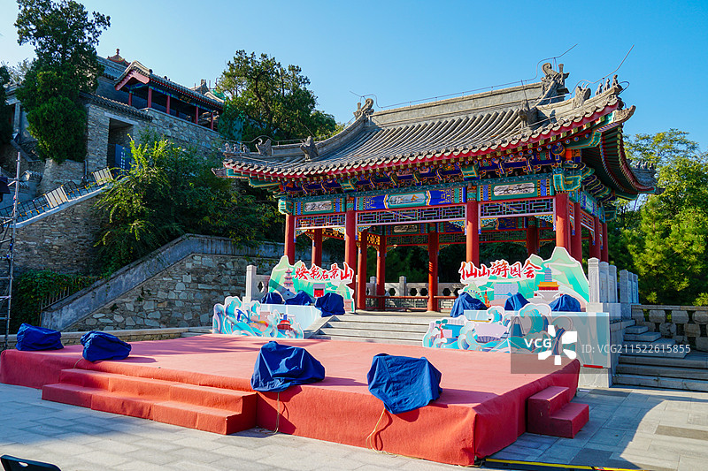 北京市石景山区首钢园，石景山古建群图片素材