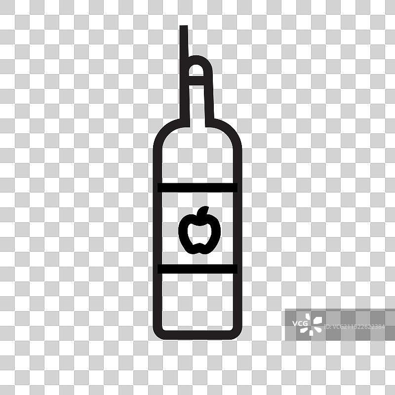 有益健康的苹果醋图标图片素材