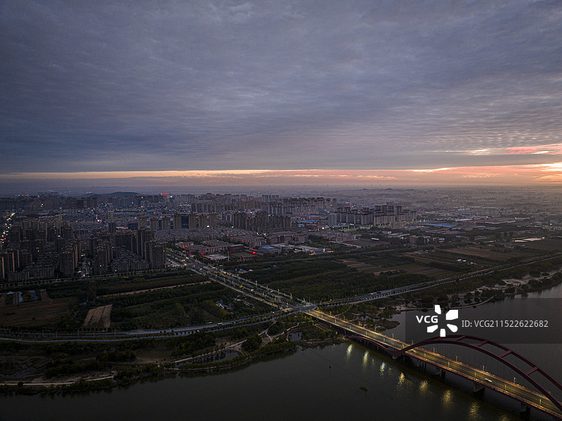 航拍安徽省宿州市灵璧县风光图片素材