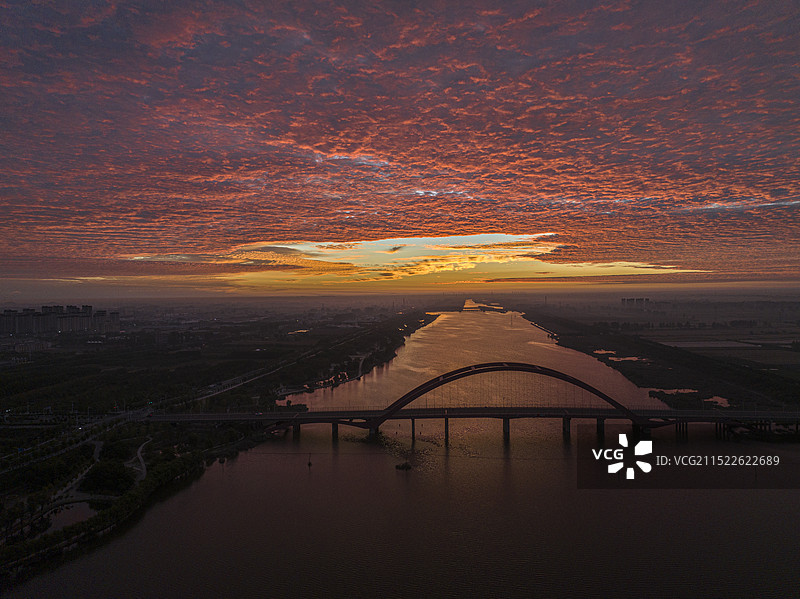 航拍安徽省宿州市灵璧县风光图片素材