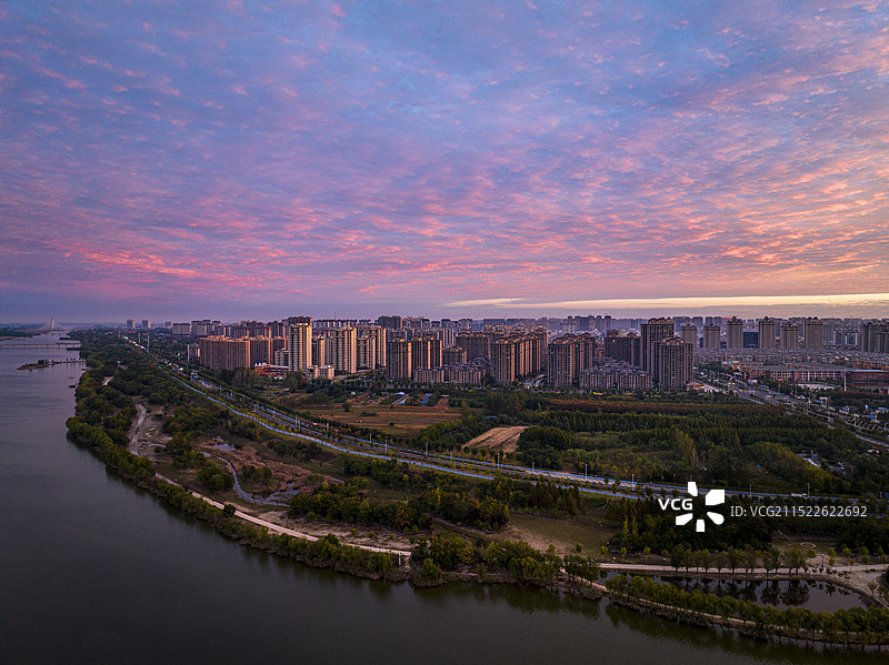 航拍安徽省宿州市灵璧县风光图片素材