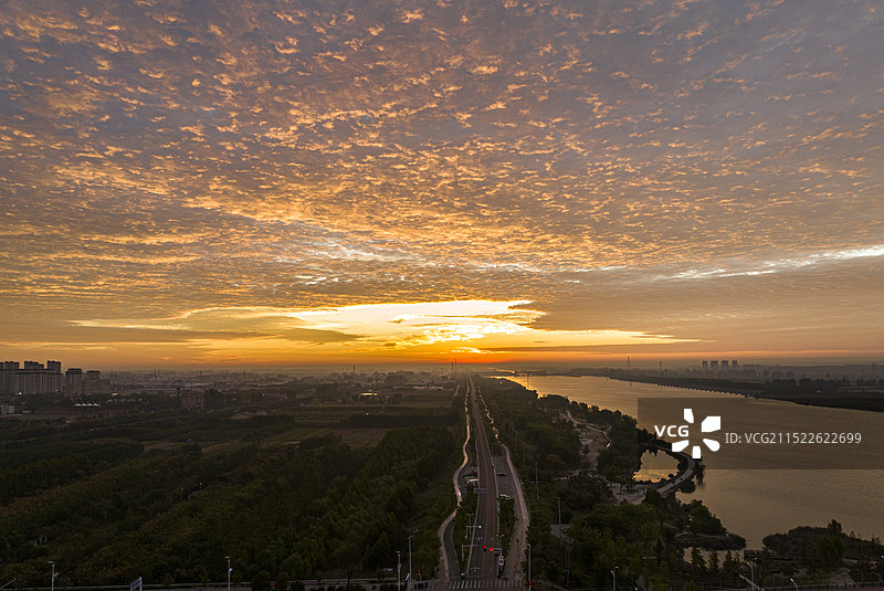 航拍安徽省宿州市灵璧县风光图片素材