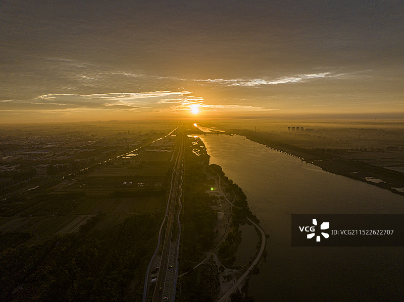 航拍安徽省宿州市灵璧县风光图片素材