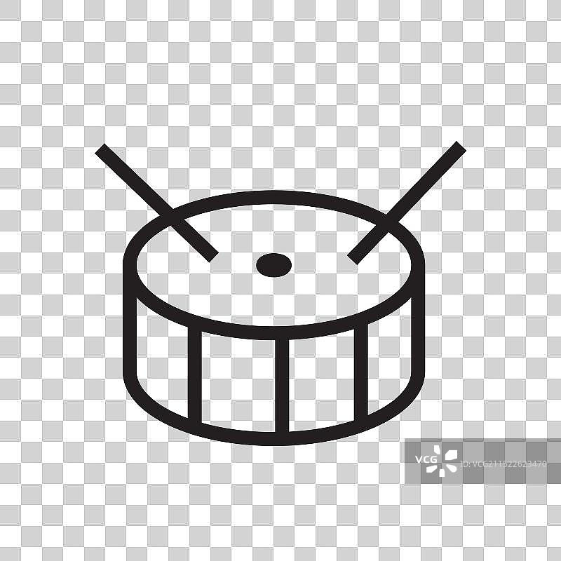 音乐打击乐器鼓图标图片素材