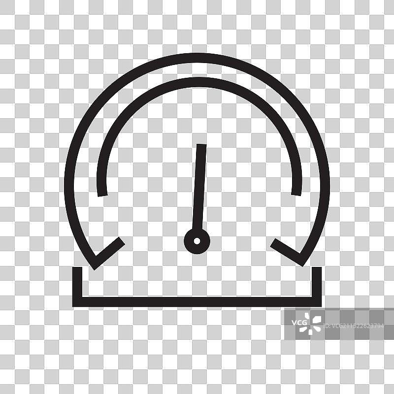 适用于汽车行业的速度计图标图片素材