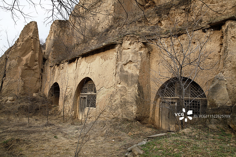 陕西延安梁家河村知青旧居图片素材