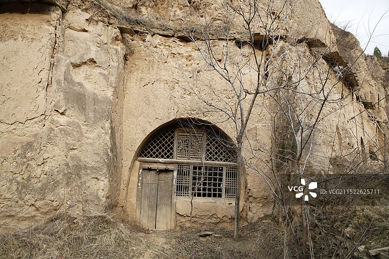 陕西延安梁家河村知青旧居图片素材