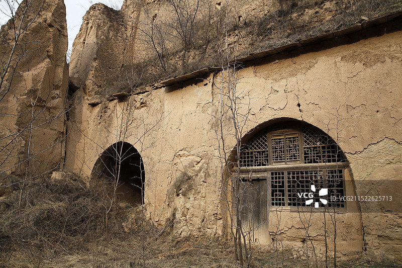 陕西延安梁家河村知青旧居图片素材