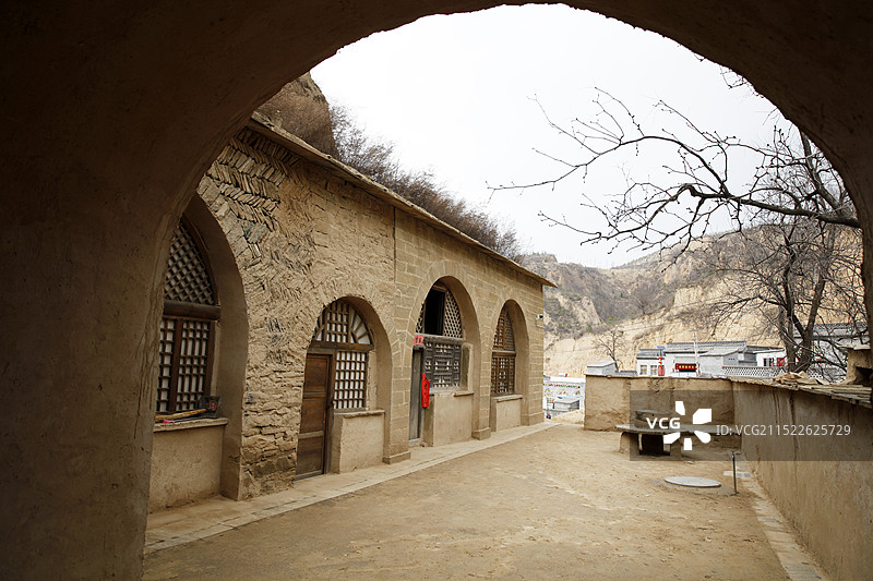 陕西延安梁家河村知青旧居图片素材