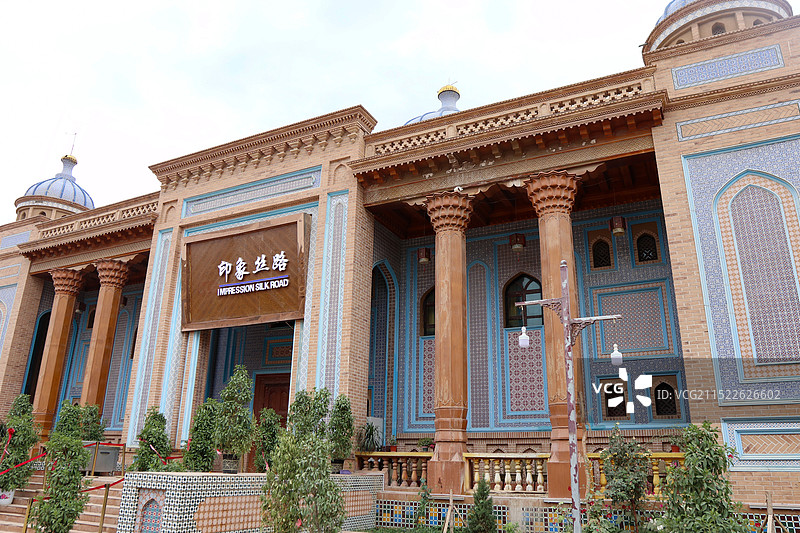 喀什莎车县古城景区图片素材