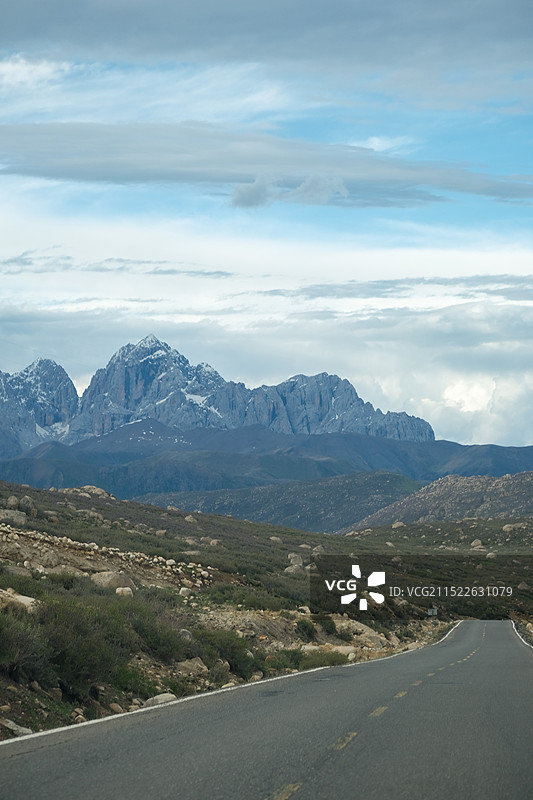 甘白线风景图片素材