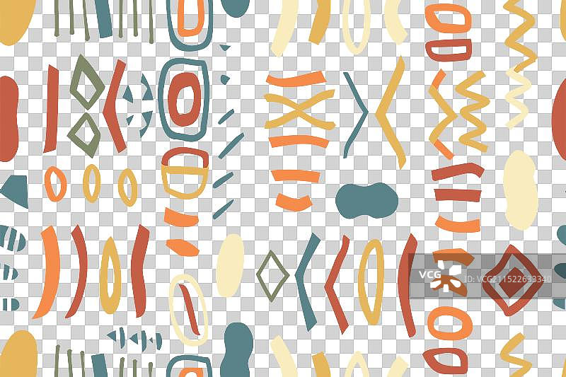 非洲部落民族风条纹无缝图案图片素材