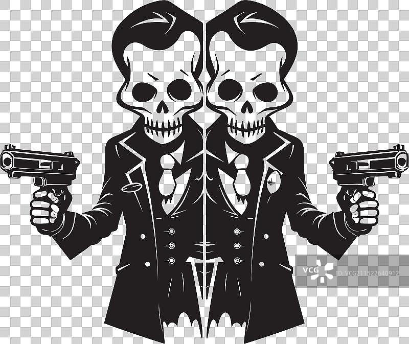 篝火爆破枪图形标志图片素材