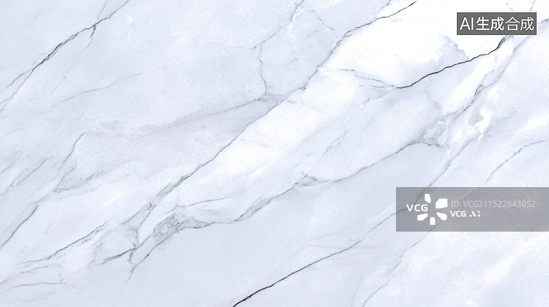 【AI数字艺术】白色大理石的自然纹理之美图片素材
