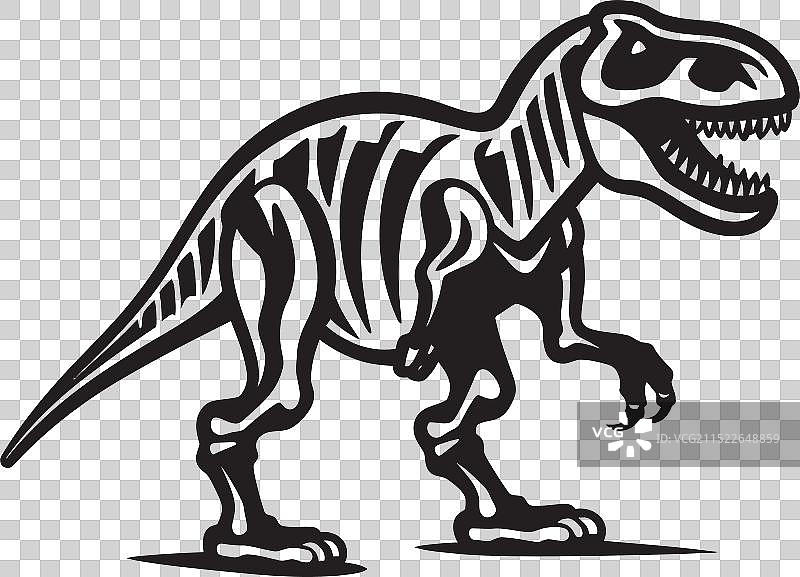 古生物学霸主：暴龙图标图片素材