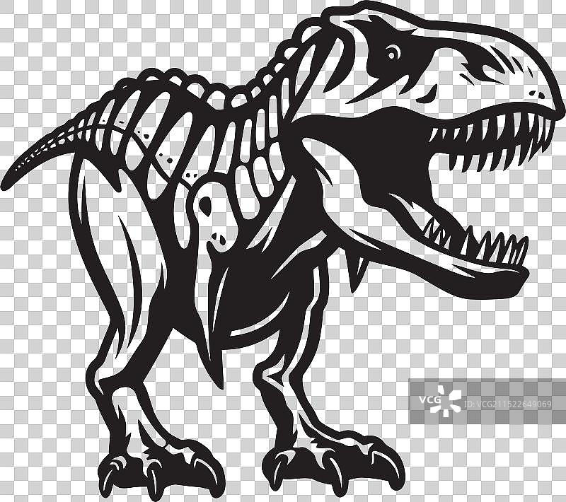 古生物学霸主：暴龙图标图片素材