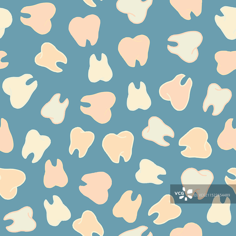 牙齿无缝图案壁纸图片素材