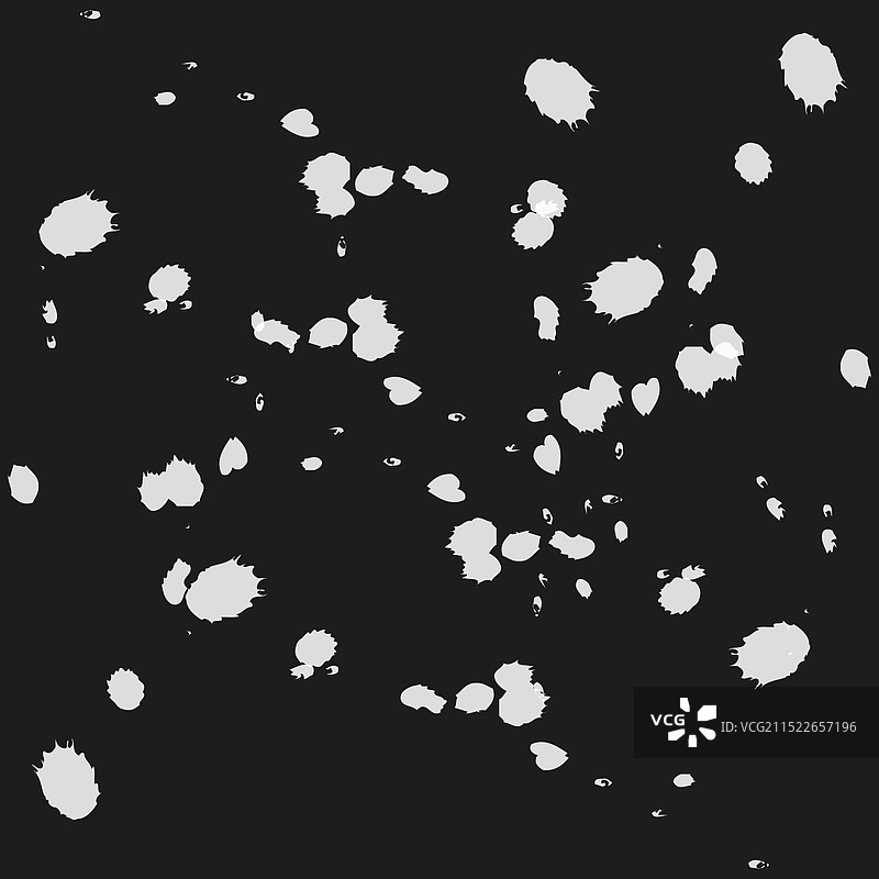 抽象白色飞溅随机油漆滴黑色背景图片素材
