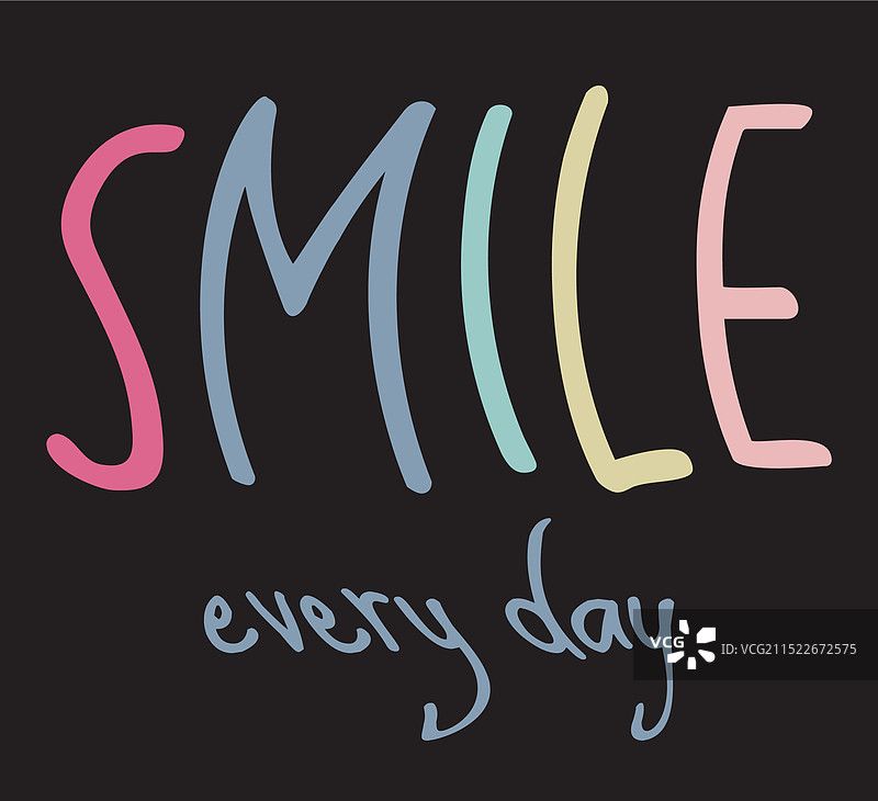每日微笑排版灵感语录设计图片素材