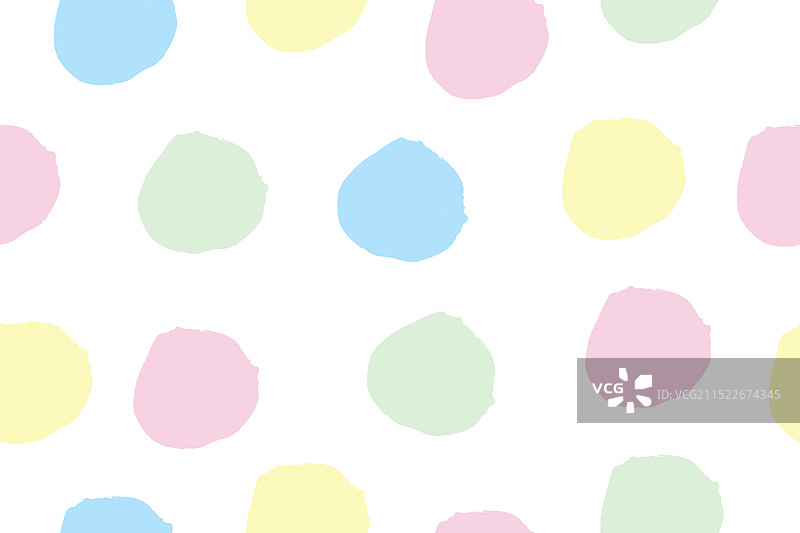 手绘波点无缝图案图片素材