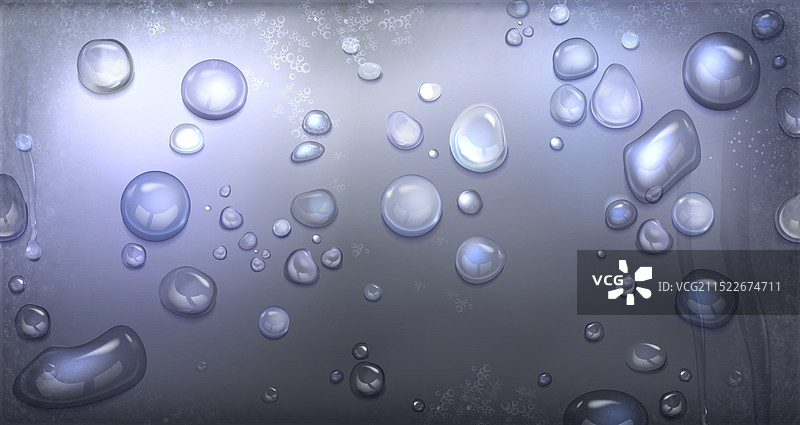玻璃上的雨水图片素材