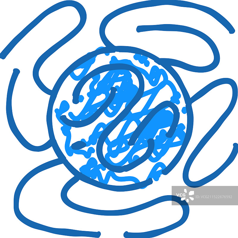 危险病毒涂鸦图标图片素材