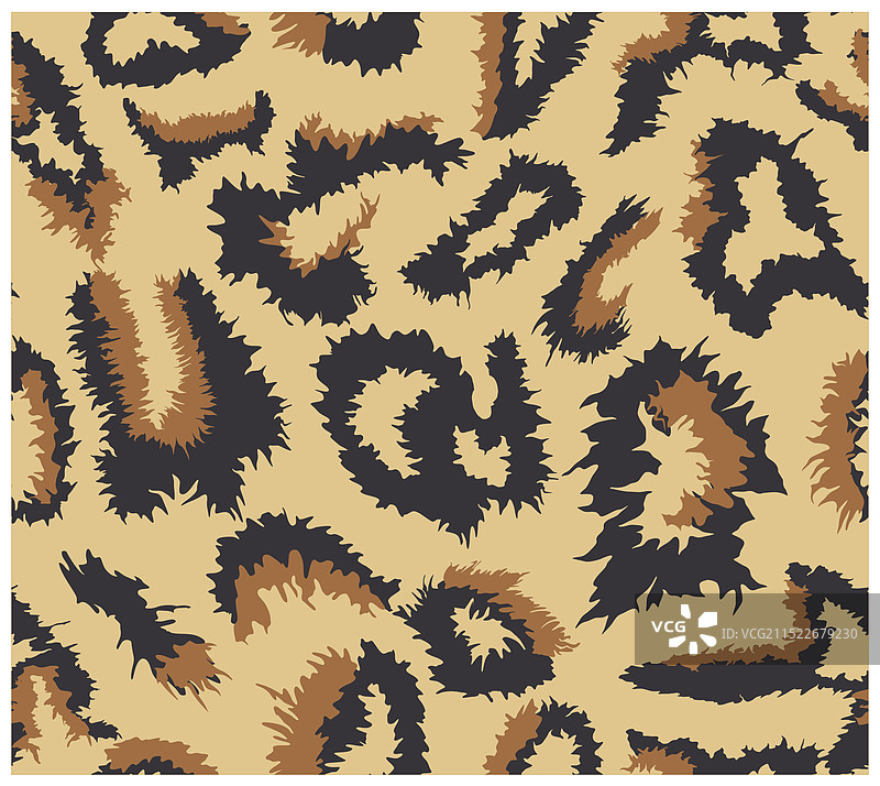 豹纹无缝图案设计图片素材