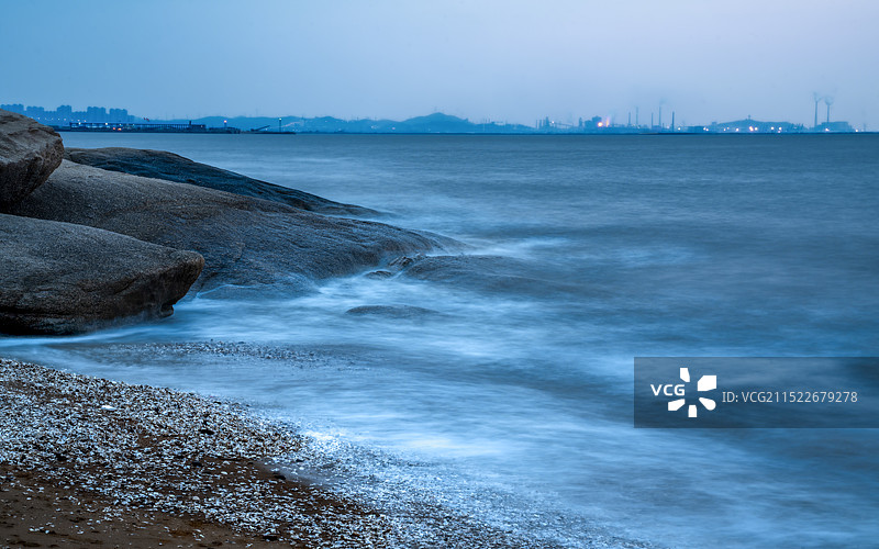 团山景区海岸线图片素材