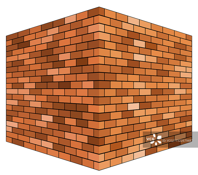 砖墙拐角图片素材