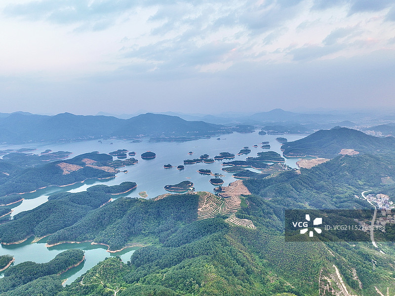茂名高州玉湖水库风景图片素材