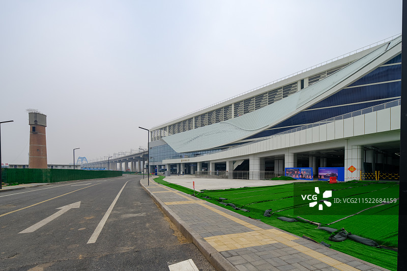 山东济南火车站-历城站图片素材