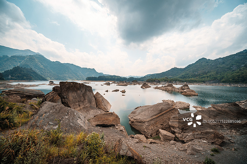 重庆黔江小南海地震堰塞湖国家地质公园风景区图片素材