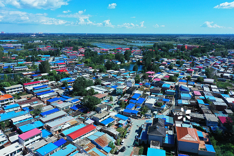 华北明珠白洋淀四季风光美画卷赵庄子图片素材