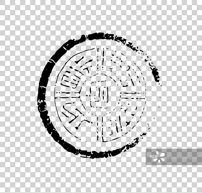 古代瓦当拓片艺术汉朝文化古代，图腾，神秘，花纹图片素材