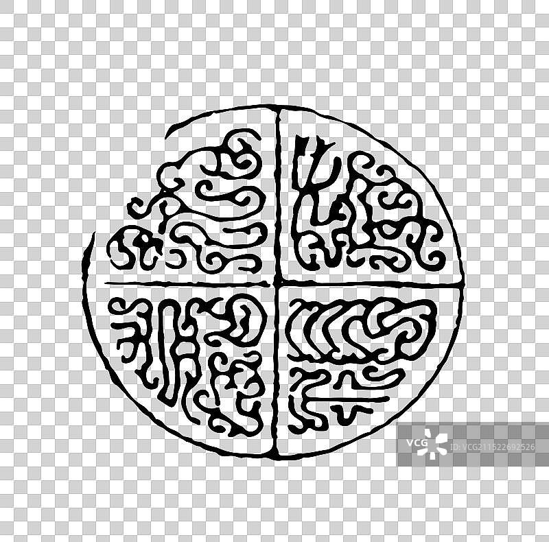 古代瓦当拓片艺术汉朝文化古代，图腾，神秘，花纹图片素材
