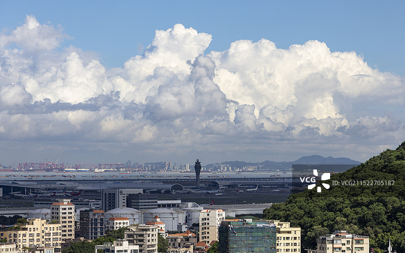 白云飞机场图片素材