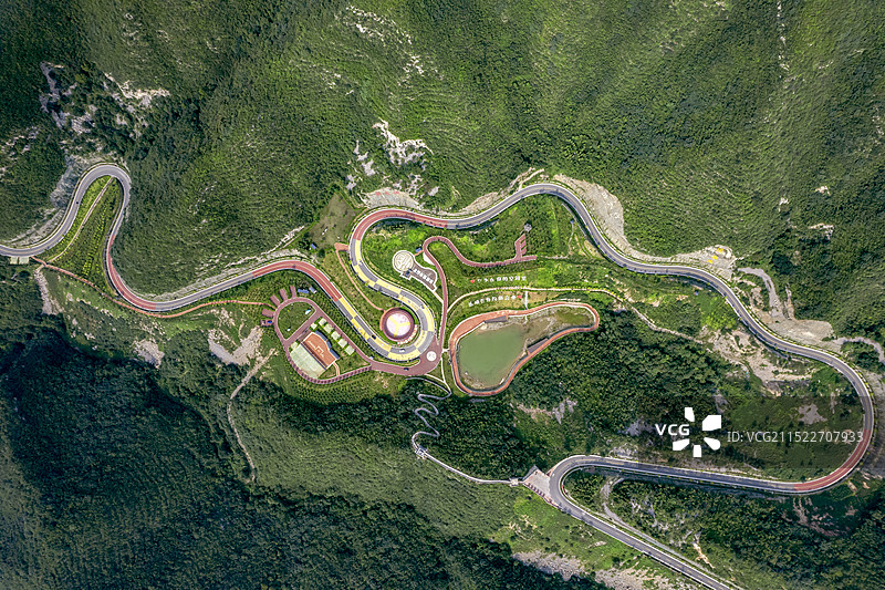 太行一号旅游公路阳泉平定段图片素材