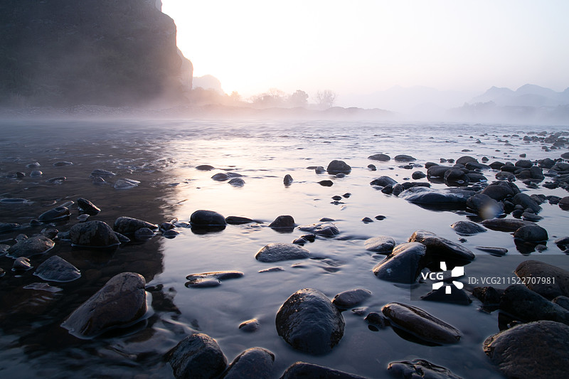 龙虎山/清晨/冬天清晨图片素材