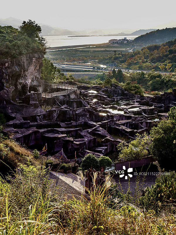台州三门县蛇蟠岛景区图片素材