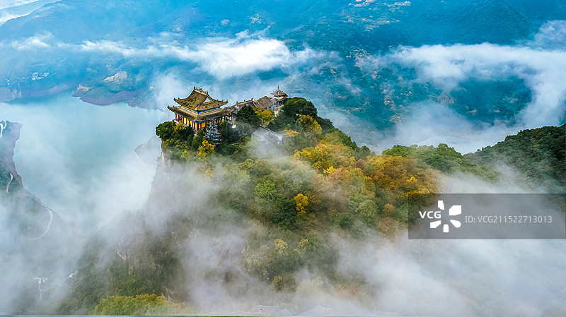 中秋崆峒山东台图片素材