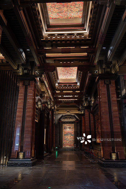 兴汉胜境 汉中景点 华丽宫殿图片素材