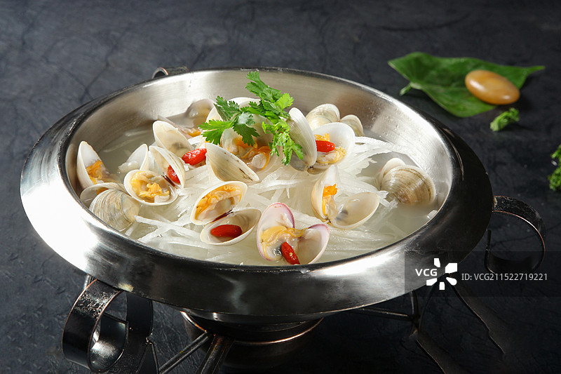 白蛤萝卜丝图片素材