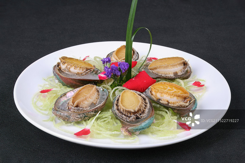 冰镇大连鲍图片素材