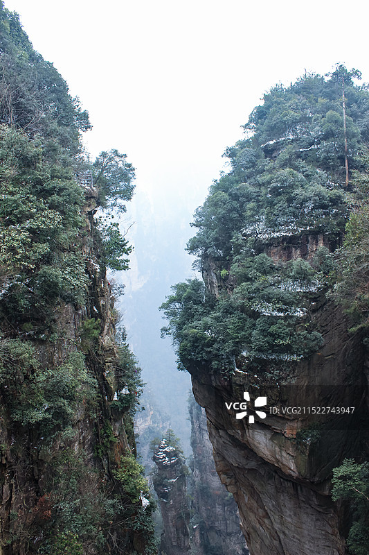 张家界的奇山异石图片素材