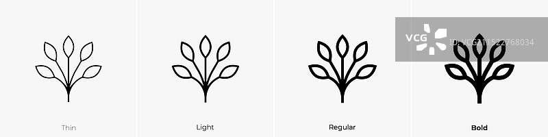 旅人蕉棕榈图标图片素材