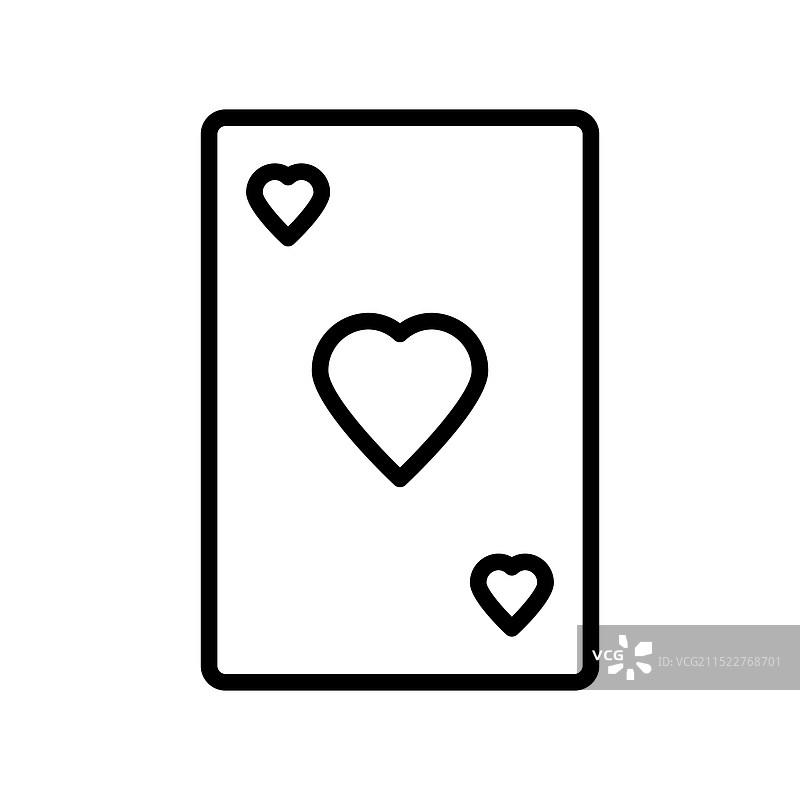 卡牌游戏图标轮廓设计图片素材